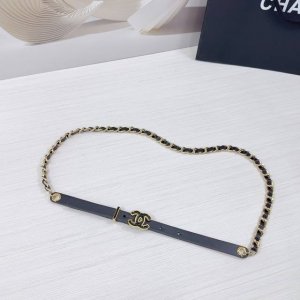 Cm 链条款香奈儿腰带，双面头层牛皮皮料，长度：.75.80.85.90.95.100欧，铜五金扣原版开模定制庆祝]