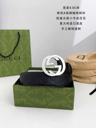 古奇 最新经典款 专柜在售款式 宽度4.0 代购货Jghj93280 要便宜的可搭配普通扣头 原厂压花 原厂底皮 高端品质 无需多言 手工蜡线缝制 扣头 纯铜 - 点击图像关闭