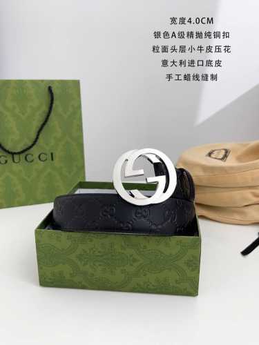 古奇 最新经典款 专柜在售款式 宽度4.0 代购货Jghj93280 要便宜的可搭配普通扣头 原厂压花 原厂底皮 高端品质 无需多言 手工蜡线缝制 扣头 纯铜