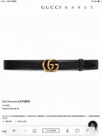 特 古 奇 顶 级原 单 3.0Cm专柜在售爆款 感谢客户反馈实拍图，顶级货 自己看细节 3.8Cm都有货 码数齐
