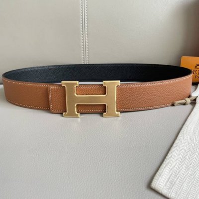 特 爱马仕 经典原单品质，经典双面掌纹，搭配原单精品钢扣，精工制作，细节看图，实物拍摄，高端奢华，宽度3.8Cm
