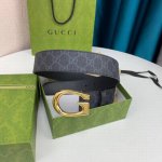 特 配全套包装礼盒 G U C C I 渠道货顶级品质 宽度40毫米 全新升级的经典镀钯搭扣 扣头的大小精致做工与专柜一致 可对比 带身采用品牌定制专用面料