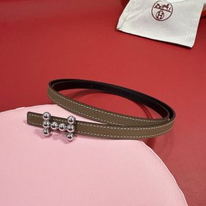夏季简装女生手掌纹皮带 配饰细版1.3H不锈钢双用皮女士腰带 3L2025