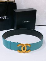Chanel 复古金扣 小牛皮腰带 简约 经典 手感柔软 5.5Cm