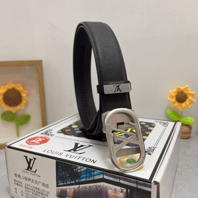 品名：Lv..路易..威登自动带 材质：原单牛皮腰带 百分百头层牛皮腰带保证真皮，24K纯钢扣，专柜原单品质、做工精细，时尚大牌，送人自用首选 包装： 请认准如