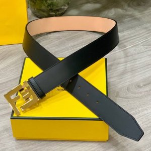 特 Fendi 芬迪宽38Mm 男士时尚休闲腰带 进口小牛皮+头层磨砂底 顶级做工，搭配标志Ff搭扣，奢华时尚休闲 原单品质。