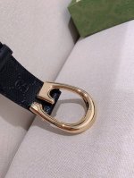2021年秋季最新款 批特P170 配全套绿色包装 品牌：Gucc@I海外代购 扣头材质：精品实心铜扣 带身材质正面：40Mm宽度采用双面进口原版皮腰带，真空电