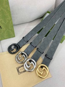 Gucci.古驰 全套包装 3.8Cm 专柜正品1:1完美复刻. 原版带身, 搭配精品扣，触感厚实，印花图案清晰.