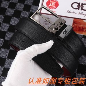 男士腰带：菲拉格木 原单 男士皮带：百分百头层牛皮，保证真皮。24K纯钢扣双面可用专柜同等质量， 送人自用首选 包装： 请认准如图专柜包装，赠送打孔器，银联发票