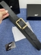 品牌万宝龙 550 描述双面原版皮，这款饰有带扣的腰带配以水牛皮衬里，覆以Monogram 牛皮。展现细腻的品牌特质，是牛仔裤的理想配件 字母带扣；35宽 原单