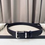 男士万宝龙柔软细腻，百搭大方，宽3.5Cm 、可裁剪款式 官网同步，商务休闲均可使用！