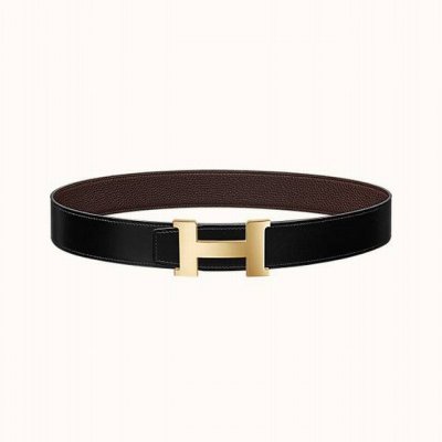 爱马仕顶级原单Togo皮 官网同步 Hermes-Royal Belt Buckle & Reversible Leather Strap双面进口皮双面可用 精