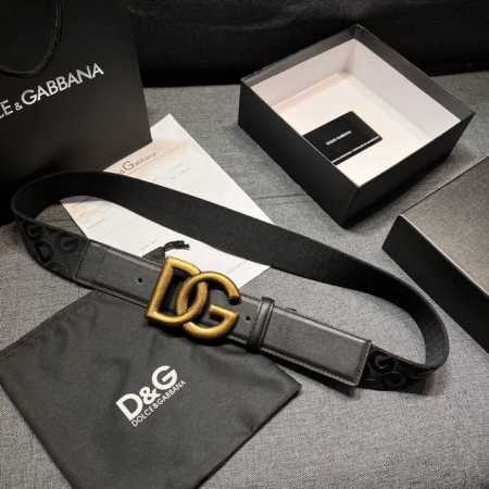 p220 Dg 杜嘉班纳，宽4.0Cm Dolce&Gabbana 新款 男士织带印花腰带，搭配徽标搭扣 Lux 鞍皮腰带 - 点击图像关闭