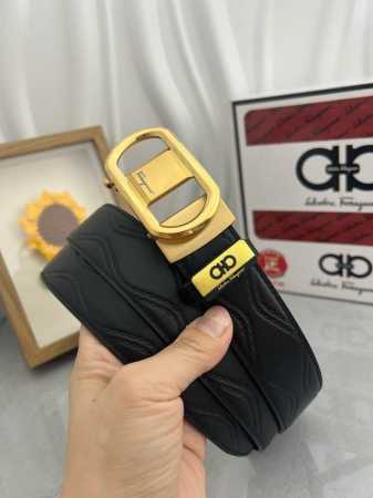 品名：菲拉格幕 自动带 材质：原单牛皮腰带 百分百头层牛皮腰带保证真皮，24K纯钢扣，专柜原单品质、做工精细，时尚大牌，送人自用首选 包装： 请认准如图专柜包装 - 点击图像关闭