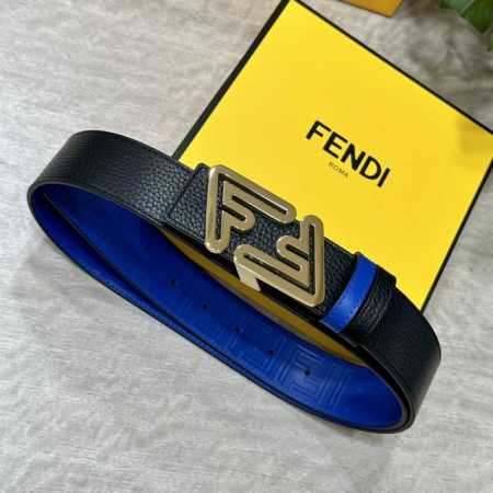 Fendl 芬迪 宽40Mm双面原版小牛皮 搭配单钌钯电镀扣 完美的手感.油边 出众的设计.风格 高贵奢华 时尚大方 高清实拍 货真价实 品质保证 双面用 - 点击图像关闭
