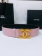 Chanel 复古金扣 小牛皮腰带 简约 经典 手感柔软 5.5Cm