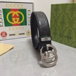 品名：古奇.Gu...Ci 原单 材质：原单牛皮腰带 专柜原单品质、做工精细，时尚大牌，送人自用首选 包装： 请认准如图专柜包装赠送打孔器手提袋专柜礼盒宽度3.