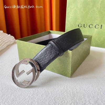 特 Gucci 經典款進口皮面料壓花 搭配頭層皮面料皮底 寬度40Mm 花紋五金新款搭配 看圖下單 當天出貨