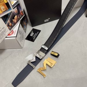 品名：万宝龙 Montblanc 原单 材质：原单牛皮腰带 百分百头层牛皮腰带保证真皮，24K纯钢扣，专柜原单品质、做工精细，时尚大牌，送人自用首选 包装： 请