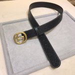 新款Gu、Cci 原厂进口牛皮、精品五金 尺寸3.8Cm 顶级