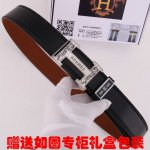皮带：爱马仕.Her...Mes原单 腰带：百分百头层牛皮，保证真皮，24K纯钢扣双面可用专柜同等质量， 送人自用首选 包装： 请认准如图专柜包