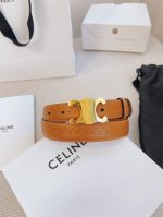 特 Celine 塞琳 专柜同步新款，原版皮料，黑色全皮压花带身，宽2.5Cm