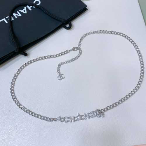 Chanel 24腰链 珍珠 与 水钻 溜冰鞋点缀 别致新颖 黄铜材质 均码总长95Cm