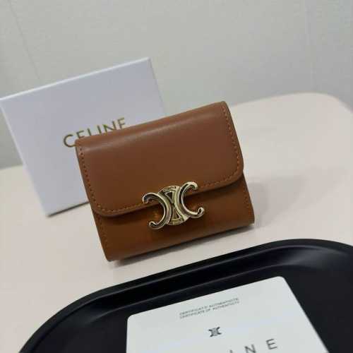 Celine 16332颜色 多色可选尺寸 11*10*5新款凯旋门2 件套，Celine短式钱包非常炫美的一个系列，专柜同步，采用头层牛皮，精致时尚！