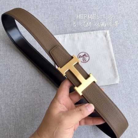 特 爱 马 仕 专柜在售爆款 感谢客户反馈实拍图，顶级货 自己看细节 3.8Cm都有货 码数齐 - 点击图像关闭