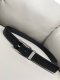 -Gucci 3.5Cm针扣饰方形搭扣Gg印花压纹腰带 中性色调精致牛皮革与方形搭扣完美合璧，不经意间散发商务正装风范。这款宽版腰带精选Gg粒面牛皮革制作，方形