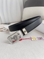 品名：范思哲.Versace.皮带腰带自动皮带 型号：自动带，纯钢材质经典人头自动扣，图片实物拍摄 腰带：百分百头层牛皮，自动带身，保证真皮。2