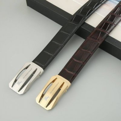 特P190 巴宝莉男士自动腰带- 宽度34Mm 精品钢扣 精工打造 手感柔软 可以裁剪