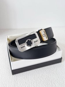 品名：万宝龙.Montblanc原单 腰带 自动皮带 型号：内穿款自动带，原版新款纯钢材质自动扣，双面头层牛皮实物拍摄， 材料：百分百头层牛皮，保证真皮。专柜同
