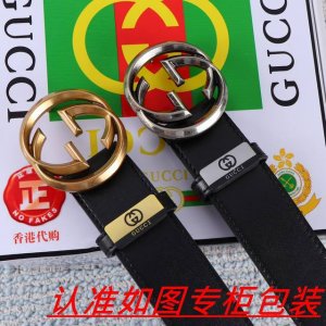 品名：古奇.Gu...Cci原单 材料：百分百头层牛皮，保证真皮。24K纯钢扣双面可用专柜同等质量， 送人自用首选 包装： 请认准如图专柜包装，赠送打孔器，银联