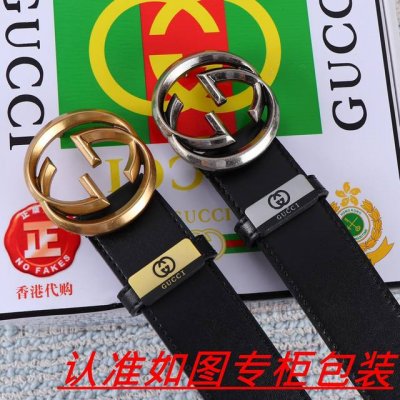 品名：古奇.Gu...Cci原单 材料：百分百头层牛皮，保证真皮。24K纯钢扣双面可用专柜同等质量， 送人自用首选 包装： 请认准如图专柜包装，赠送打孔器，银联