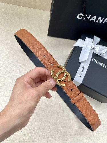 特 宽度3.0Cm Chanel 香奈儿 带身粒面均匀 夏季多色选择金 银金属镶钻钢扣。女士百搭款