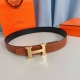 爱马仕 Hermes 38Mm腰帶 精钢五金 搭配togo皮，双面可用，