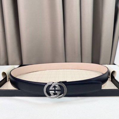 男士古驰、柔软细腻，百搭大方，宽3.5Cm 、可裁剪款式 官网同步，商务休闲均可使用！