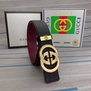 品名：古奇.Gu...Ci原单 材质：原单牛皮腰带 百分百头层牛皮腰带保证真皮，24K纯钢扣，专柜原单品质、做工精细，时尚大牌，送人自用首选 包装： 请认准如图
