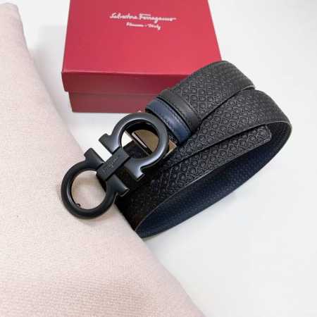 特 Ferragamo.菲拉格慕 全套包装 宽度3.5Cm 高级定制款男士皮带 双面进口牛皮 可双面使用 自行选择搭配 真材实料 很有质感 时尚经典不失 - 点击图像关闭