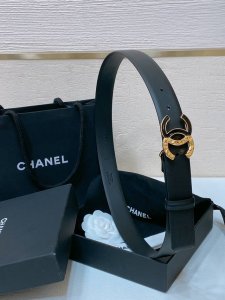 特 P190 Chanel 24C 黄铜金属 Logo搭扣 黄铜金属进口胎牛皮平纹带身 手感柔软 细腻 3.0Cm