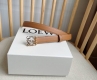 Loewe 罗意威 专柜最新同款腰带 平纹牛皮革腰带 配有loewe Anagram针扣 卓越的工艺 个性的造型 精美的材质 宽:2.0Cm