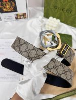 皮带：古奇.Gu...Cci原单 腰带：百分百头层牛皮，保证真皮，24K双色纯钢扣双面可用专柜同等质量，送人自用首选 包装： 请认准如图专柜全套礼盒包装，赠送打
