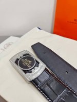 爱马仕 Hermes 正品规格 原单品质 专柜鳄鱼纹 双面头层牛皮 38Mm 精品钢扣镶钻 秋冬爆单品