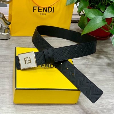 Fendl 芬迪宽40Mm双面原版小牛皮 搭配单钌钯电镀扣 完美的手感.油边 出众的设计.风格 高贵奢华 时尚大方 高清实拍 货真价实 品质保证 双面用