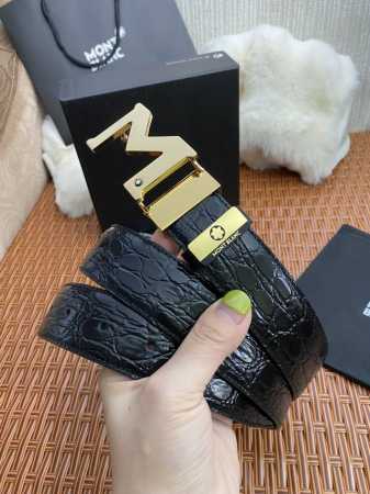 品名：万宝龙 Montblanc 原单 材质：原单牛皮腰带 百分百头层牛皮腰带保证真皮，24K纯钢扣，专柜原单品质、做工精细，时尚大牌，送人自用首选 包装： 请 - 点击图像关闭