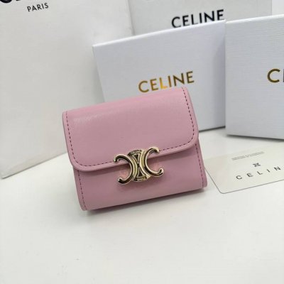 Celine 16332颜色 多色可选尺寸 11*10*5新款凯旋门2 件套，Celine短式钱包非常炫美的一个系列，专柜同步，采用头层牛皮，精致时尚！