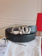 特 Ferragamo.菲拉格慕 新款全套包装 宽度3.5cm 高级定制款男士皮带 双面进口牛皮 可双面使用 自行选择搭配 真材实料 很有质感 时尚经典不失风范