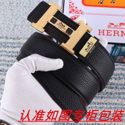 品名：爱马仕...原单 材料：百分百头层牛皮，保证真皮。24K纯钢扣双面可用专柜同等质量， 送人自用首选 包装： 请认准如图专柜包装，赠送打孔器，银联发票，宽度