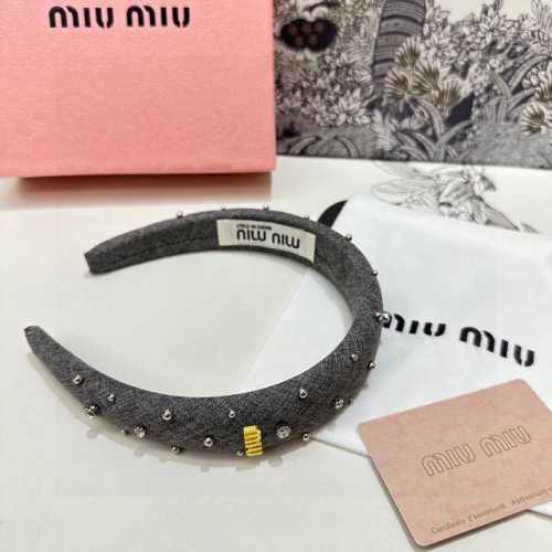 特 配专柜包装 Miumiu 缪缪 最新高奢发箍 小仙女入手 特殊材质 不嘞头 可盐可甜～